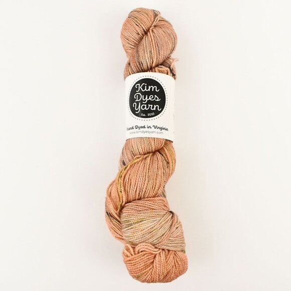 Kim Dyes Yarn Napoleon Sock Merino Silk Blend Hand Dyed Clay Earth - Picture 1 of 3